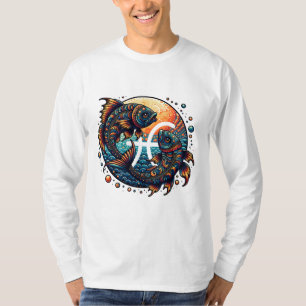 T-shirt SIGNE Horoscope Astrologique Poissons Zodiac