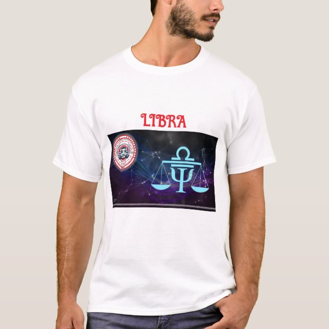 T-SHIRT SIGNE LIBRA (Devant)