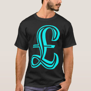 T-shirt Signe Livre - Cyan