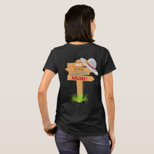 T-shirt Signe louche de caractères