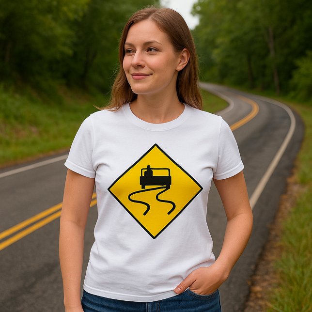 T-shirt SIGNE ROUTIER Slippery (Créateur téléchargé)