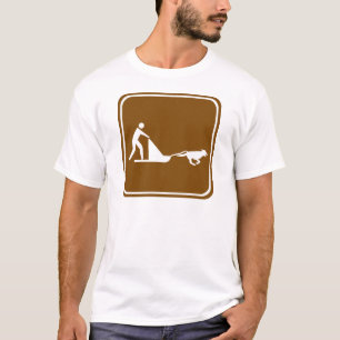 T-shirt Signe sledding de route de chien