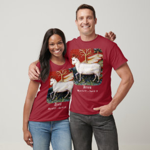 T-shirt Signe Zodiac Bélier le bélier fête d'anniversaire