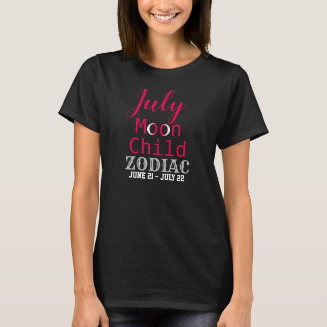 T-shirt SIGNE Zodiaque de juillet (Devant)
