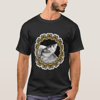 T-shirt SIGNE Zodiaque Poisson Or