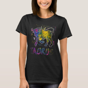 T-shirt SIGNE Zodiaque Taurus Aquarelle Zodiaque Anniversa