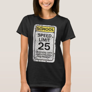 T-shirt Signes de circulation amusants Halloween Costume P
