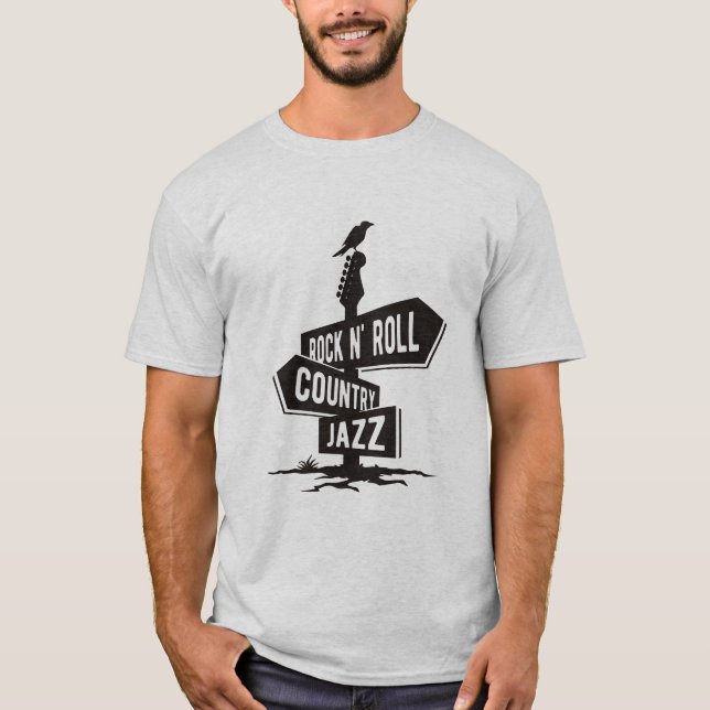 T-shirt Signes de guitare (Devant)