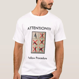 T-shirt Signes de salle de bains