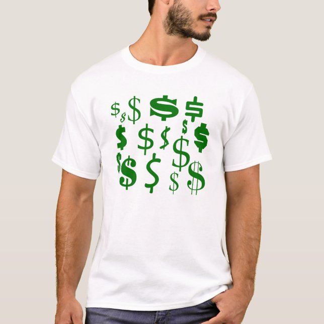 T-shirt Signes dollar (Devant)