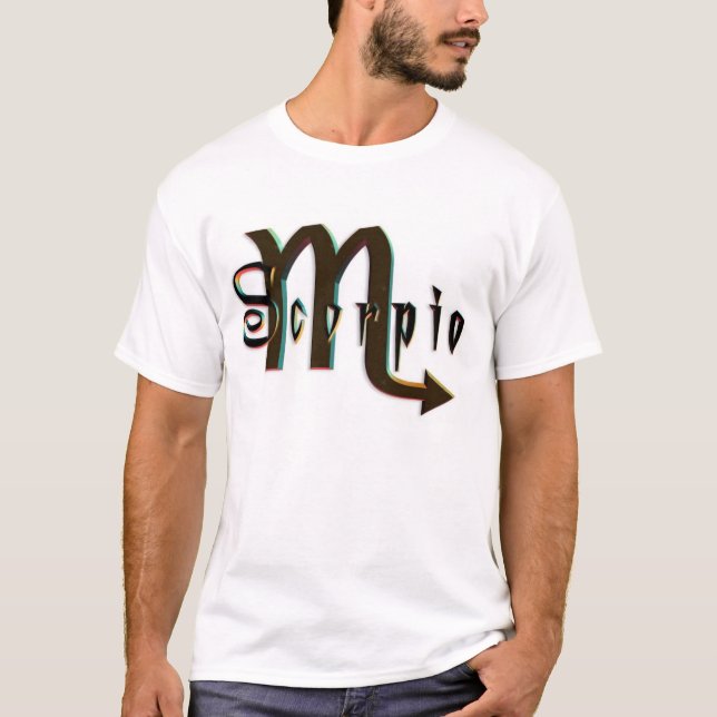 T-shirt Signes du zodiaque - Scorpion (Devant)