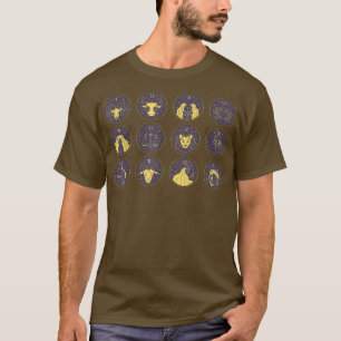 T-shirt Signes Zodiac Retour À L'École Zodiac Horoscope As