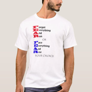 T-shirt Signification de la crainte