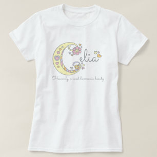 T-shirt Signification faite sur commande décorative de nom