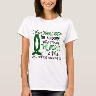 T-shirt Signifie le monde à moi affection hépatique