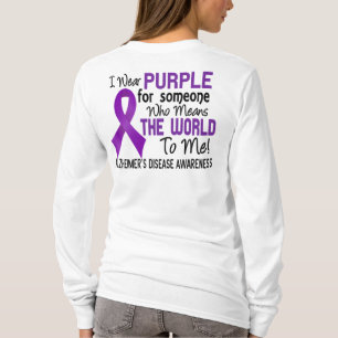 T-shirt Signifie le monde à moi la maladie d'Alzheimer 2