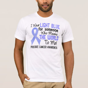 T-shirt Signifie le monde à moi le cancer de la prostate