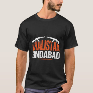 T-shirt Sikh Khalistan Zindabad Singh Punjabi