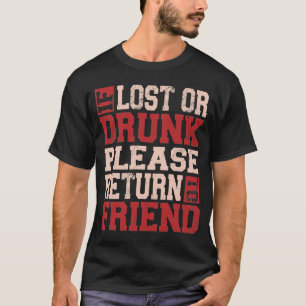 T-shirt S'Il Est Trouvé Couché S'Il Vous Plaît Retourner À