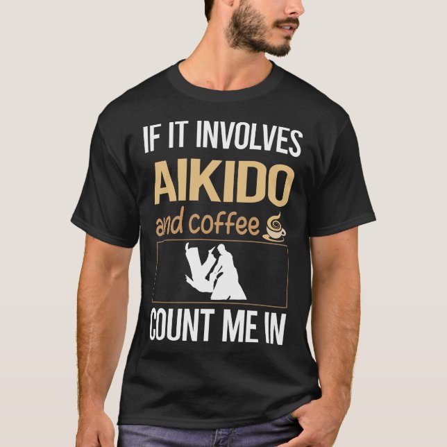 T-shirt S'Il S'Agit De Café Aikido (Devant)