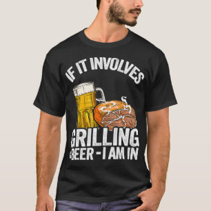 T-shirt S'Il S'Agit De Griller Et De Bière Pork Rub Papa 