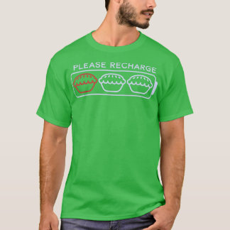 T-shirt S'Il Vous Plaît Recharger Pomme Pie Batterie Délic