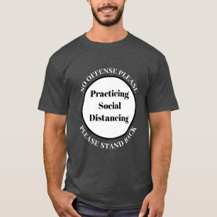T-shirt S'Il Vous Plaît Revenir Pratiquer La Distance Soci