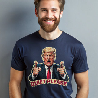 T-shirt S'Il Vous Plaît Trump Dialogue Sur Le Débat Présid