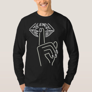 T-shirt Silence La Haine Et Arrêter La Haine