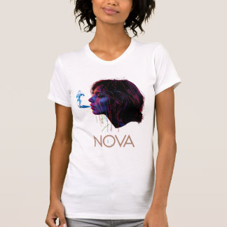 T-shirt Silence peint à la lumière de Nova