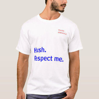 T-shirt Silence. Respectez-moi