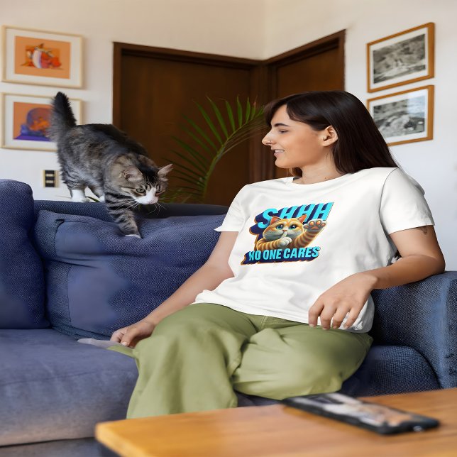 T-shirt Silencieux Whispers d'un désintérêt Shhh Personne  (Créateur téléchargé)