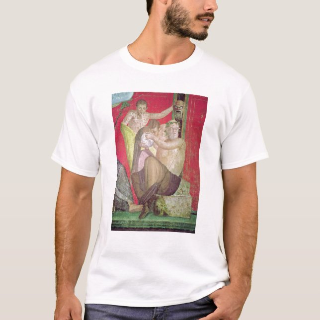 T-shirt Silenus et le jeune satyre, mur est (Devant)