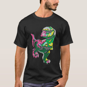 T-shirt Silhouette Abstraite des boutons