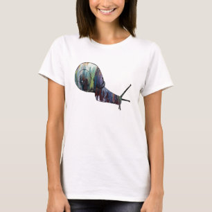 T-shirt Silhouette abstraite d'escargot