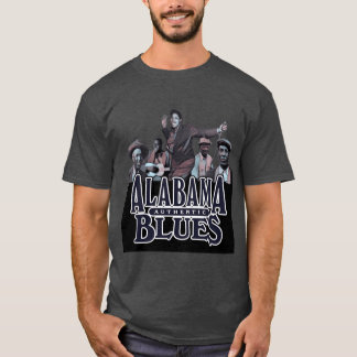 T-shirt Silhouette Blues Alabama