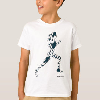 T-shirt Silhouette courante - florale