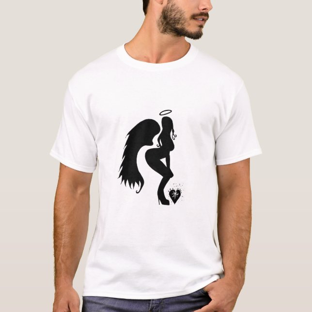 T-shirt Silhouette d'ange (Devant)