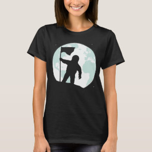 T-shirt Silhouette d'astronaute