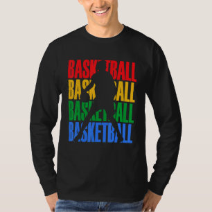 T-shirt Silhouette de basket-ball Joueur de Bball Entraîne