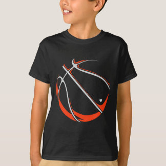 T-shirt Silhouette de Basketball Joueur de Basketball Bask