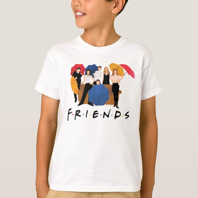 T-shirt Silhouette de caractères FRIENDS™ (Devant)