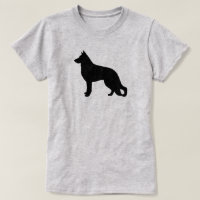 Silhouette de chien berger allemand