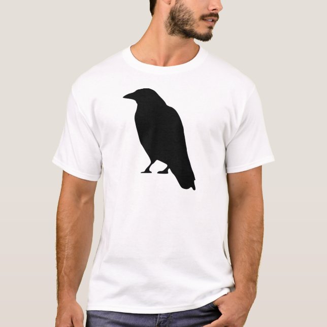 T-shirt Silhouette de corneille (Devant)