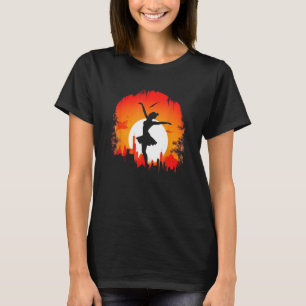 T-shirt Silhouette de danseur de ballet Danseuse de ballet
