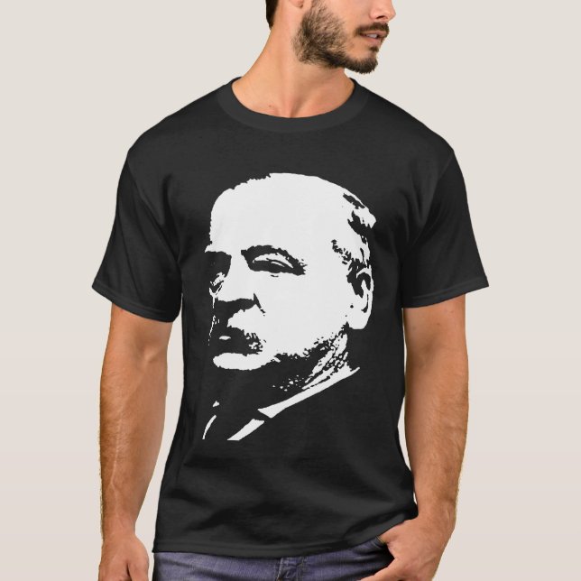 T-shirt Silhouette de Grover Cleveland (Devant)
