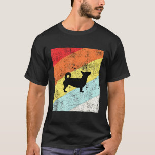 T-shirt Silhouette de Heeler Rétro Chien Bouvier Australie