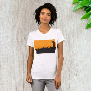T-shirt Silhouette de la foule d'un concert de rock Festiv