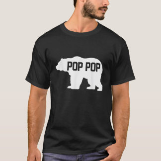 T-shirt Silhouette de l'ours Pop Pop