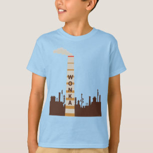 T-shirt Silhouette de l'usine Wonka